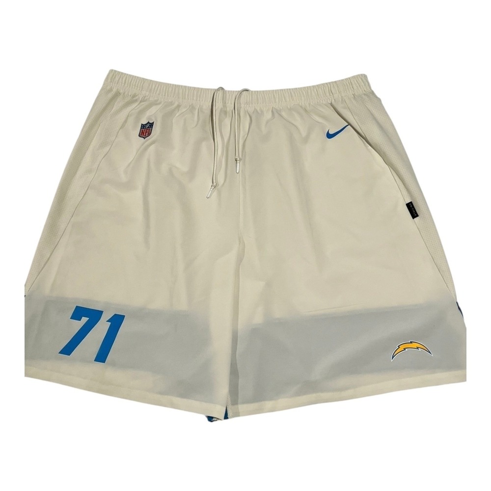 Nike NFL Chargers Shorts Men's 3XL On-Field Football Gear #71 Blue Athletic‎